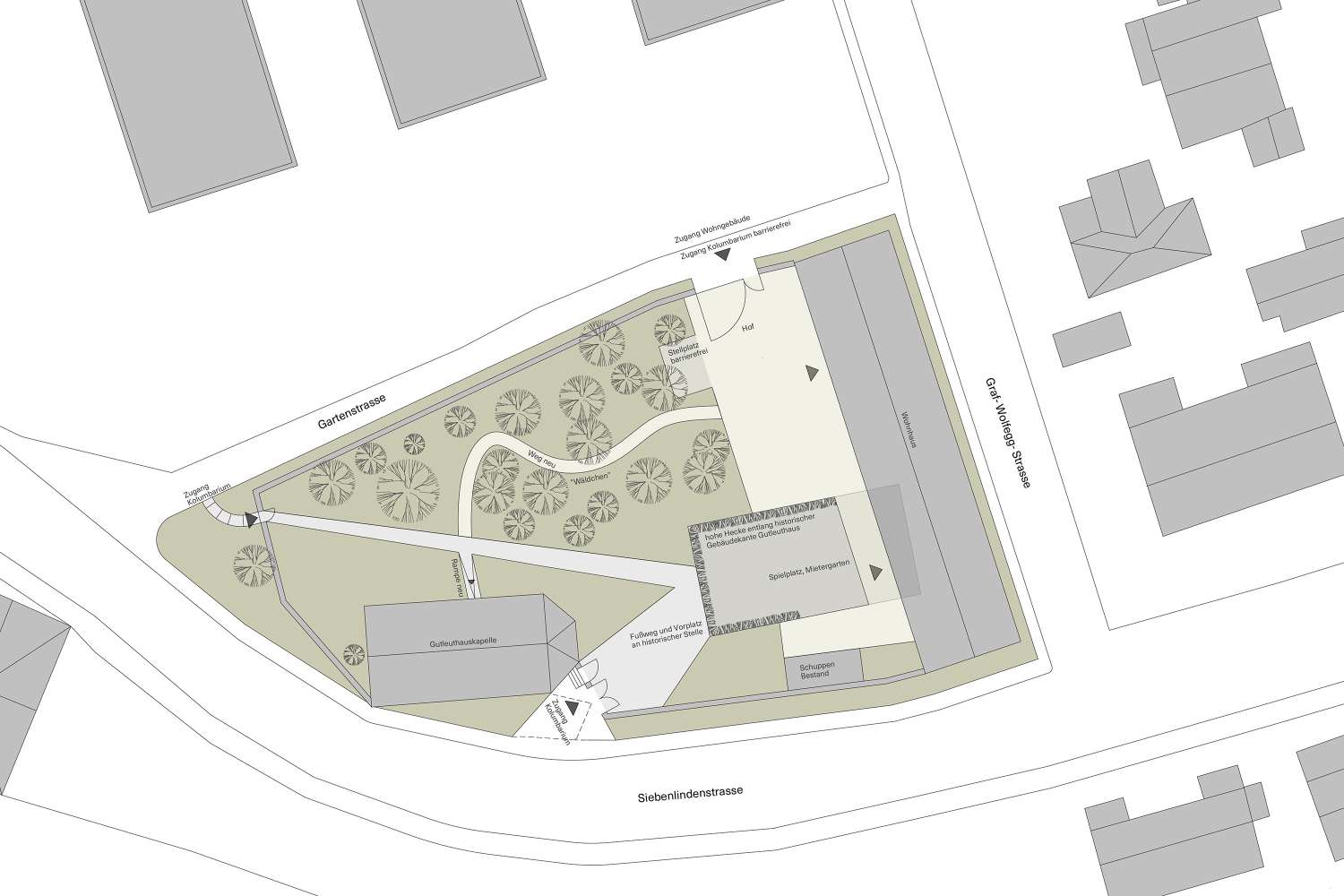 Nach der Machbarkeitsstudie 2023 erteilt der Gemeinderat der Stadt Rottenburg den Auftrag zum Bau des Kolumbarium in der Gutleuthauskapelle  (1)